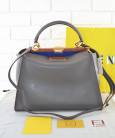 Сумка Fendi Peekaboo Large Satchel Grey